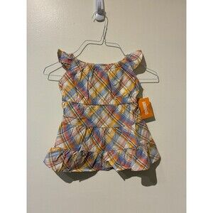 NWT Gymboree Country Trail Plaid Tiered Ruffle Dress - 12-18M